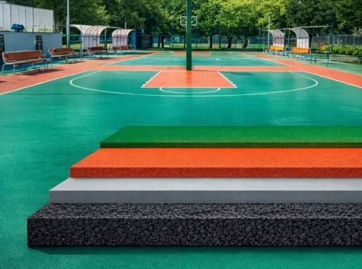 Si-PU Sports flooring banner Si-PU Sports flooring banner