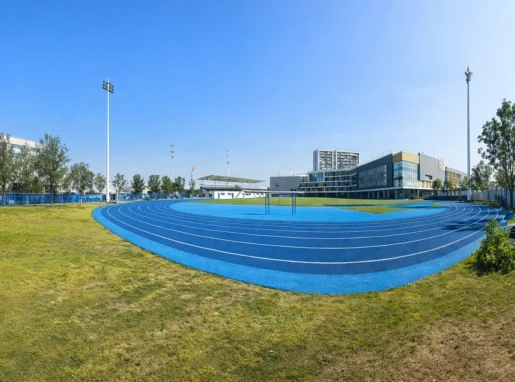 Spray Coat Running Track banner Spray Coat Running Track banner
